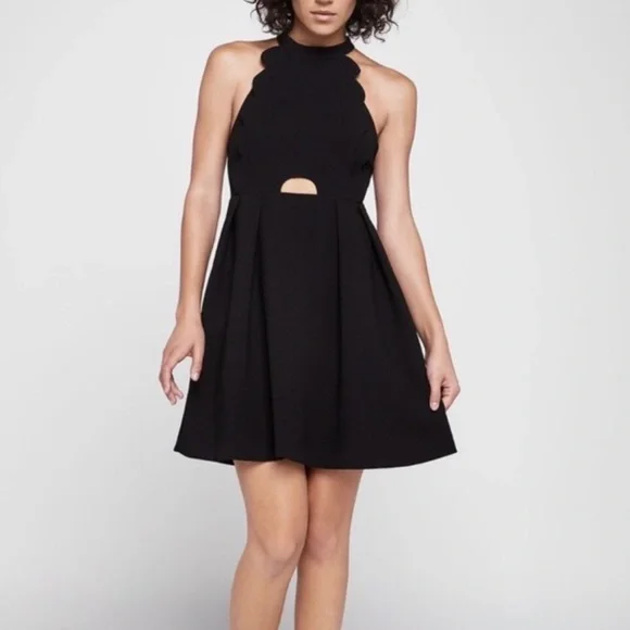 BCBGeneration | Dresses | Bcbgeneration Black Scallop Halter Fit And Flare Skater Dress | Poshmark BCBGeneration | Dresses | Bcbgeneration Black Scallop Halter Fit And Flare Skater Dress | Poshmark
